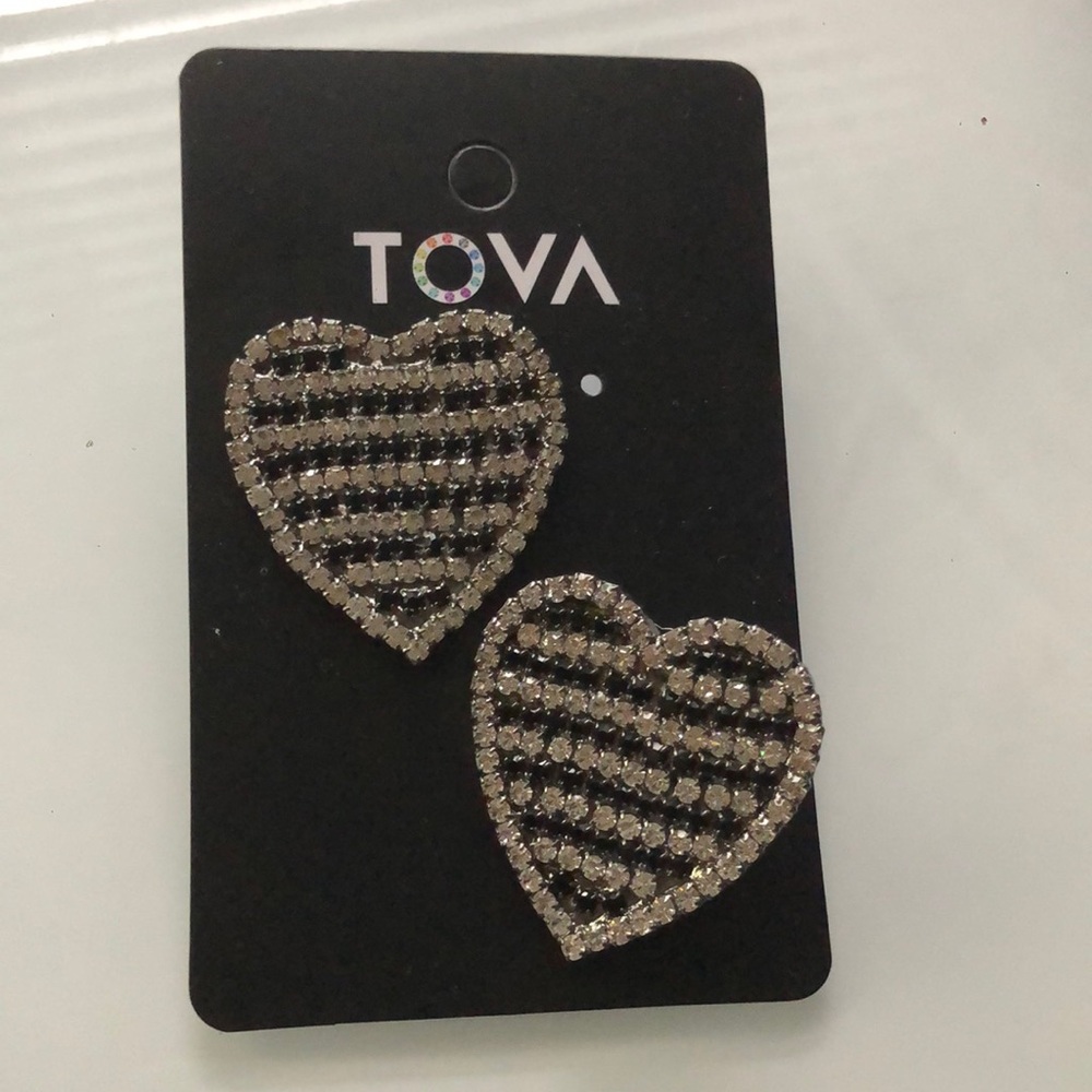 New TOVA Heart Earrings